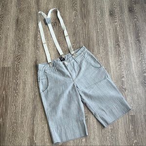 NWOT Iron Army Women’s 3/4 Short w Removable Suspenders,28